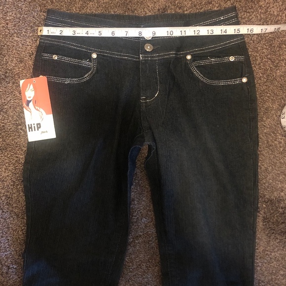 Girl’s Hip Skinny Jeans Blue Stretchy Denim Size 7 Inseam 31” New With Tags - Picture 5 of 7